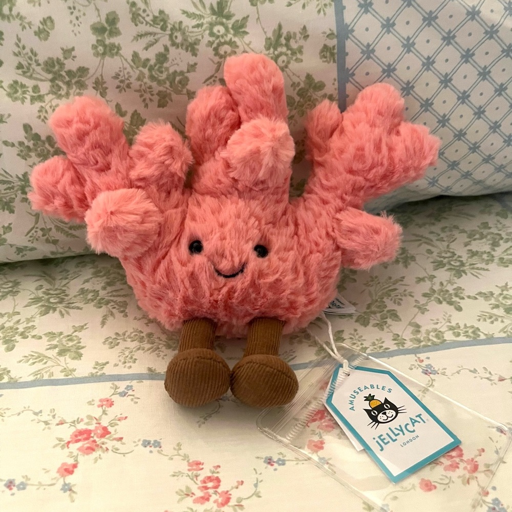 Jellycat Amuseables Coral NWT